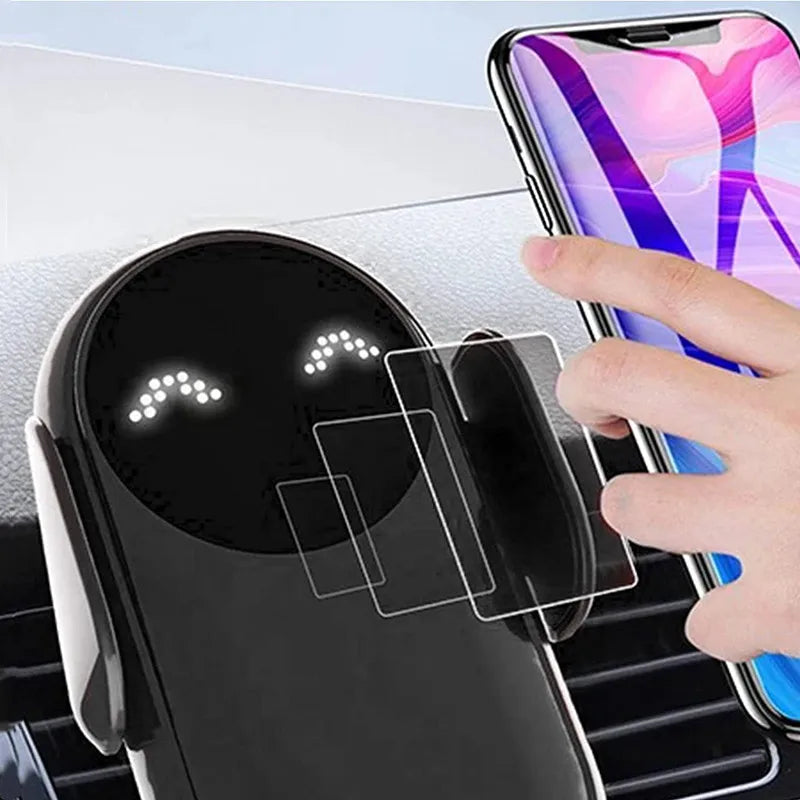 VIKEFON 30W USB-C Wireless Car Charger for iPhone & More