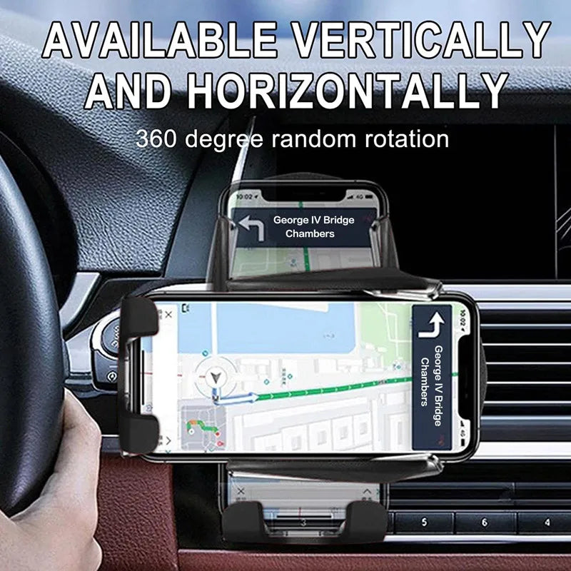 VIKEFON 30W USB-C Wireless Car Charger for iPhone & More