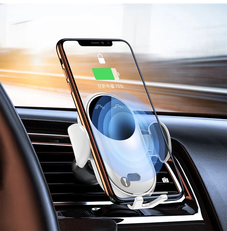 VIKEFON 30W USB-C Wireless Car Charger for iPhone & More