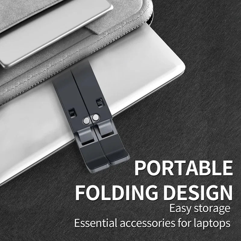 Foldable Aluminum Alloy Laptop Stand – Stable & Lightweight