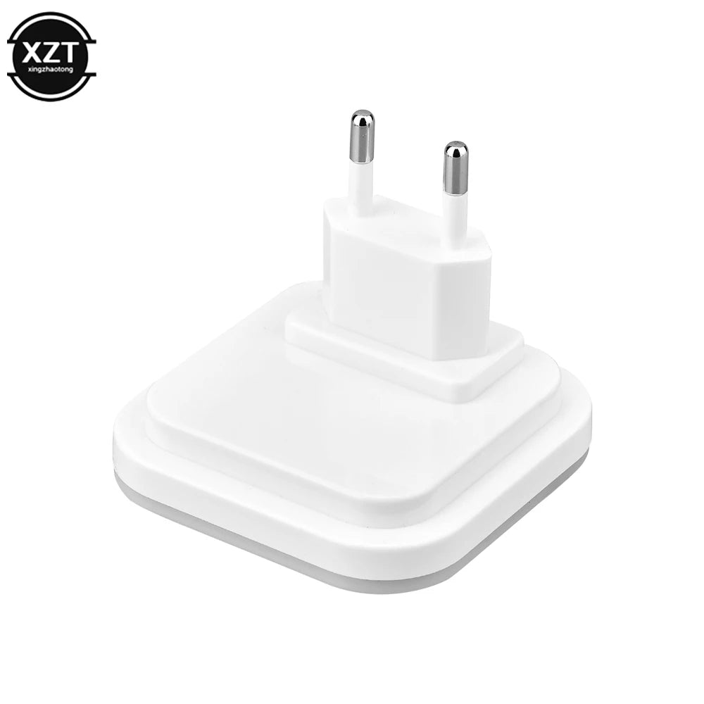 LED Night Light US/EU Plug In Smart Motion Sensor Light Children's Night Light Wireless Night Lamp For Bedside Table Bedroom