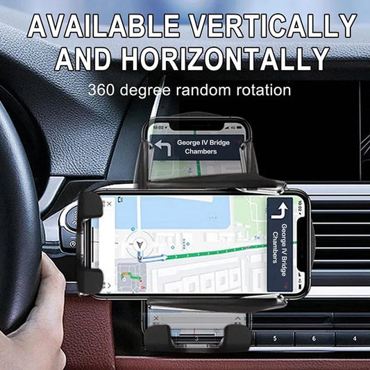 VIKEFON 30W USB-C Wireless Car Charger for iPhone & More