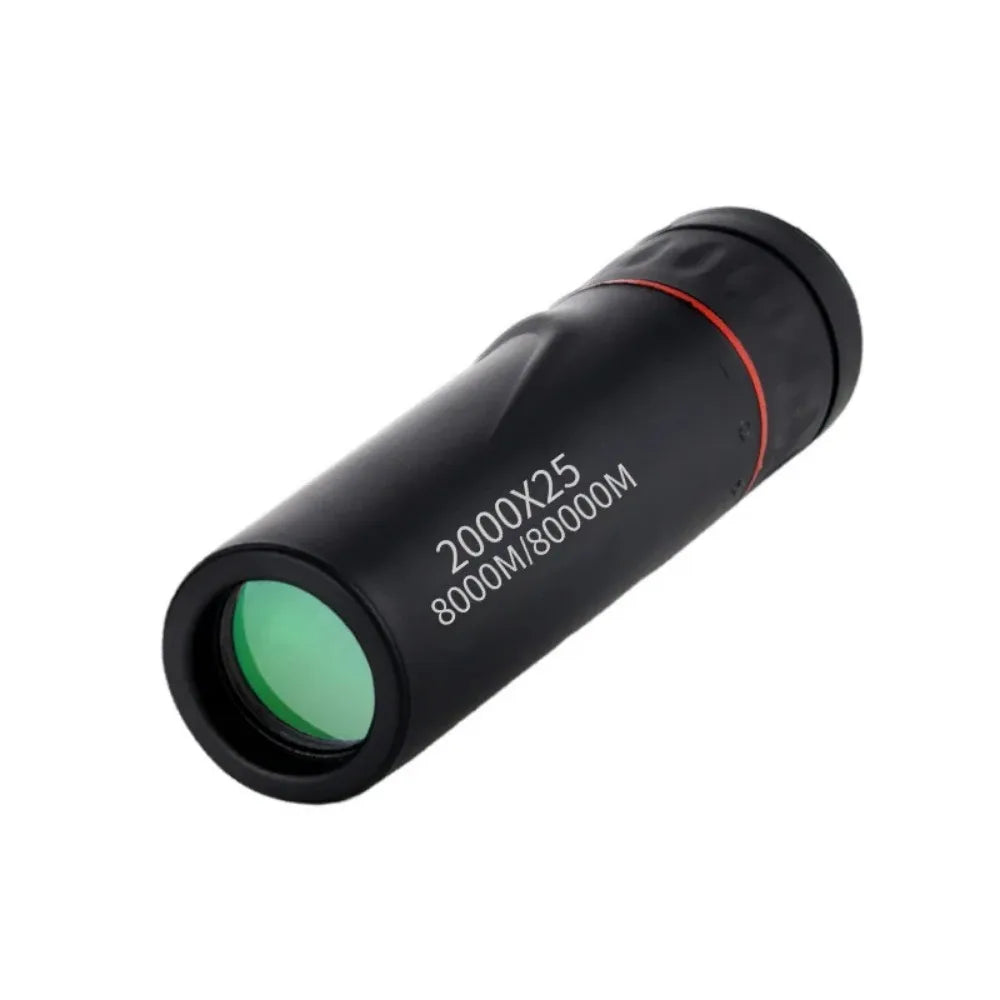 New Mini Portable 2000x25 HD Monocular Telescope Mobile Phone Telescope with Holder Camping Hunting Birdwatching Telescope