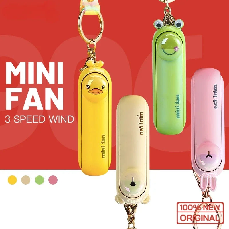 Foldable Portable Mini Fan – Quiet, Rechargeable, and Lightweight